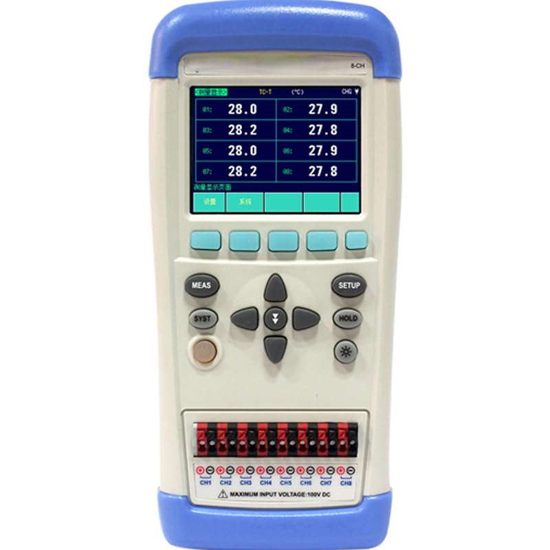 8 Channel Thermocouple Data Logger AT4208