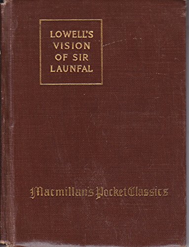The vision of Sir Launfal,: And other poems (Ma... B0008B8WJM Book Cover