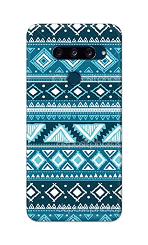 Image of PRINTFIDAA Coloured Tribal Pattern Hard Back Cover for LG V40 ThinQ, V405QA7, V405UA, V405TAB, V405UA0 Back Cover -(P6) KAT1008