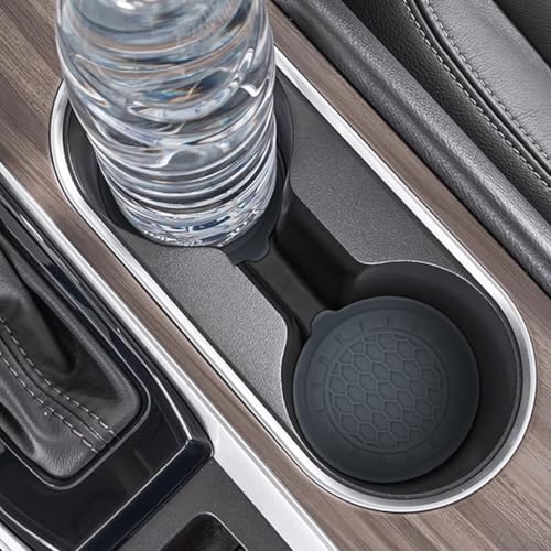 Osilly 4PCS Portavasos de Silicona Gris Antideslizante miniatura 5