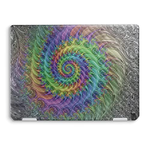 Image of MightySkins Carbon Fiber Skin Compatible with HP Spectre x360 14 inch (2022) Full Wrap Kit - Tripping | Protective, Durable Textured Carbon Fiber Finish | Easy to Apply | Made in The USA