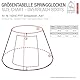 Pfiff 102042 Springglocken Rubi, Sprungglocken mit Klettverschluss, Schwarz-Pink L