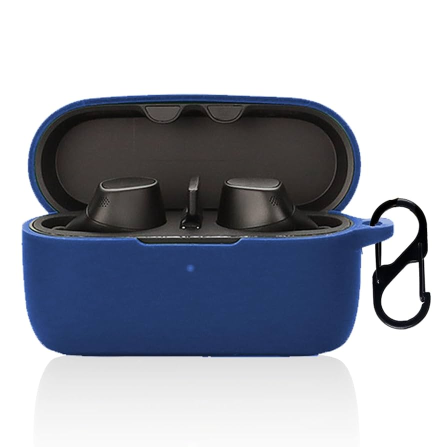 【美品】Jabra イヤホンケース ネイビー Jabra Elite 4 Active ネイビーのケース ① - メルカリ
