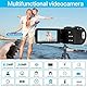 Videokamera Camcorder 1080P 30FPS 36MP Vlogging Kamera Recorder für YouTube, Digital Camcorder mit IR Nachtsicht 3.0 ’’ IPS-Bildschirm 16X Digital Zoom, Digitalkamera mit Fernbedienung, 2 Batterien
