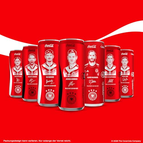 Coca-Cola Zero Sugar - koffeinhaltiges Erfrischungsgetränk mit originalem Coca-Cola-Geschmack - null Zucker und ohne Kalorien - in stylischen Dosen (24 x 330 ml) 3
