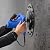 Electric Concrete Polishing Machine 6 Gears Concrete Finishing Tools Concrete Wall Smoothing Machine Kit with Mixing Rod for Paint Mud Plaster Concrete Mixer, with LED Light (Blue)
