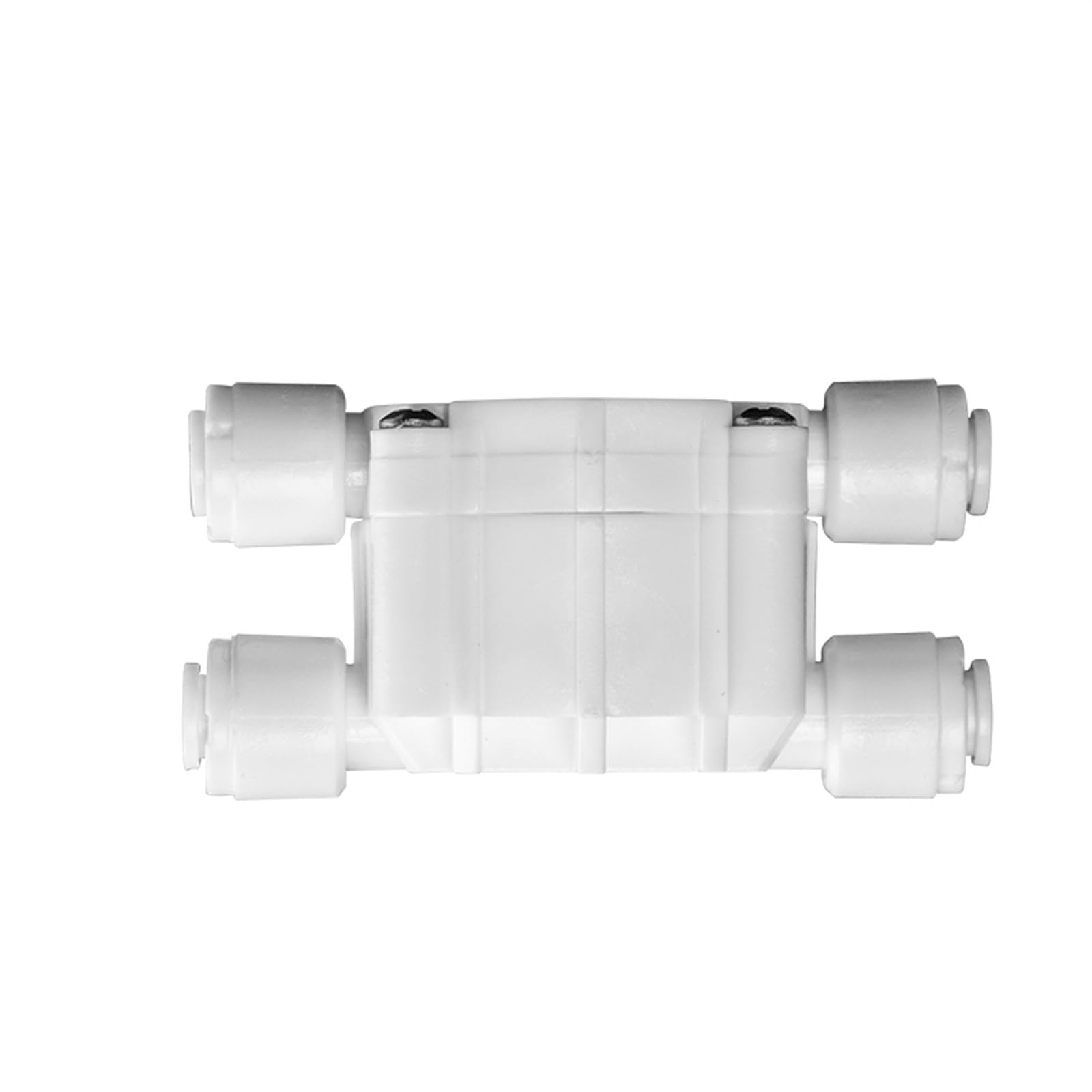 10 Pezzi 1/4" Tubo Flessibile di Collegamento rapido Spegnimento Automatico Valvola a 4 Vie Collegamento rapido Filtro for Acquario RO di osmosi inversa