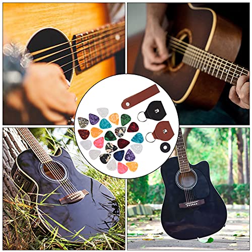médiators de guitare 28 pièces ensemble de médiators en cuir PU celluloïd 3 types d’épaisseur accessoires d’instruments… - Les Beatles, Paul McCartney, John Lennon, RIngo Starr, George Harrison médiators de guitare 28 pièces ensemble de médiators en cuir PU celluloïd 3 types d'épaisseur accessoires d'instruments… – Image 3