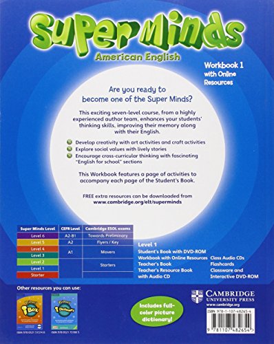American Super Minds 1 - Workbook With Online Resources