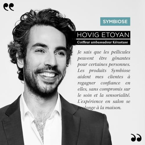 KERASTASE Symbiose - Bain Crème Pureté - Shampoing Antipelliculaire - Effet Prouvé Jusqu'à 7 Semaines Après Utilisation - À l'Acide Salicylique - Sans Silicone - Cuir Chevelu Gras & Sensible - 250 ml