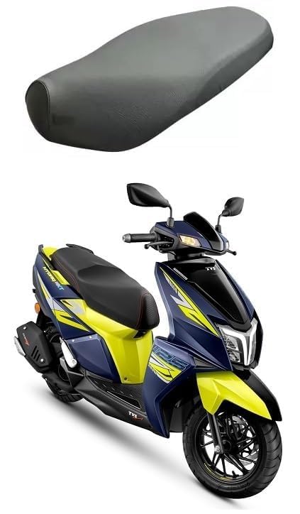 TVS NTORQ 125 Scooty SEAT Cover,PU Leather,Black,Rope PROVIDED Ready to FIT, Fitted on All Model Water Proof Pack of 1-image-18