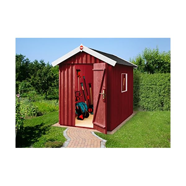 Weka Gartenhaus Schwedenhaus Größe 2 schwedenrot