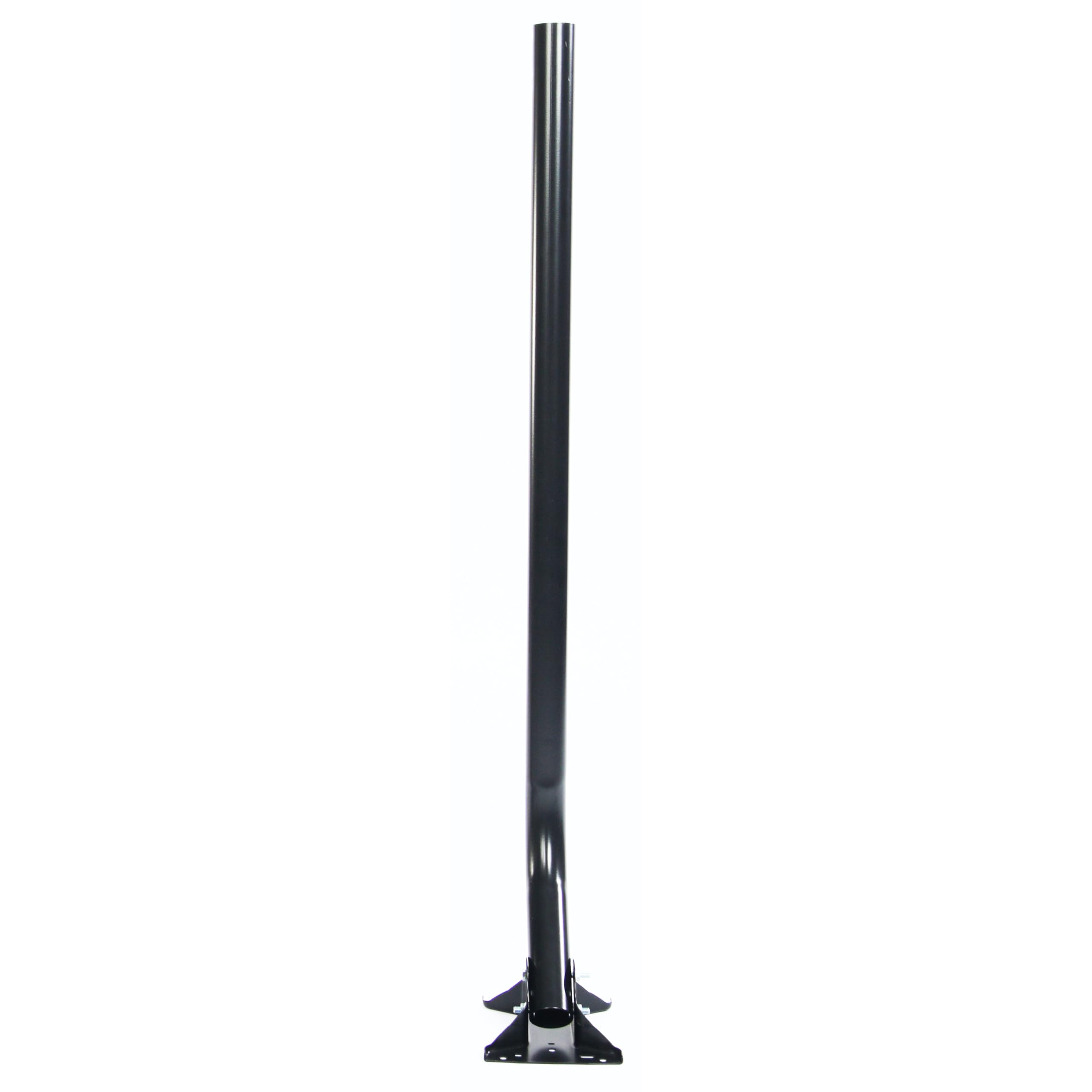 Antennas Direct ClearStream Universal Mast, 40-inch w/Hardware & Pivoting Base – All-Weather Powder-Coated Steel Pole & Base, Easy Install (Black)