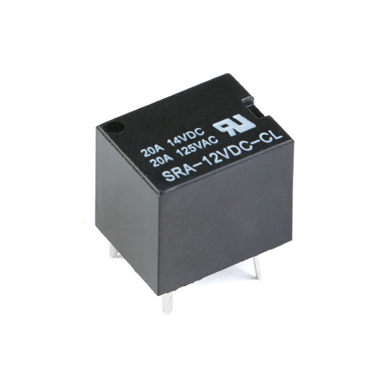 Części zamienne 2 szt. 5V 12V 24V 20A Przekaźnik mocy DC -05VDC-CL -12VDC-CL -24VDC-CL 5-pinowy typ PCB w magazynie przekaźnik samochodowy czarny (kolor: -05vdc-cl)