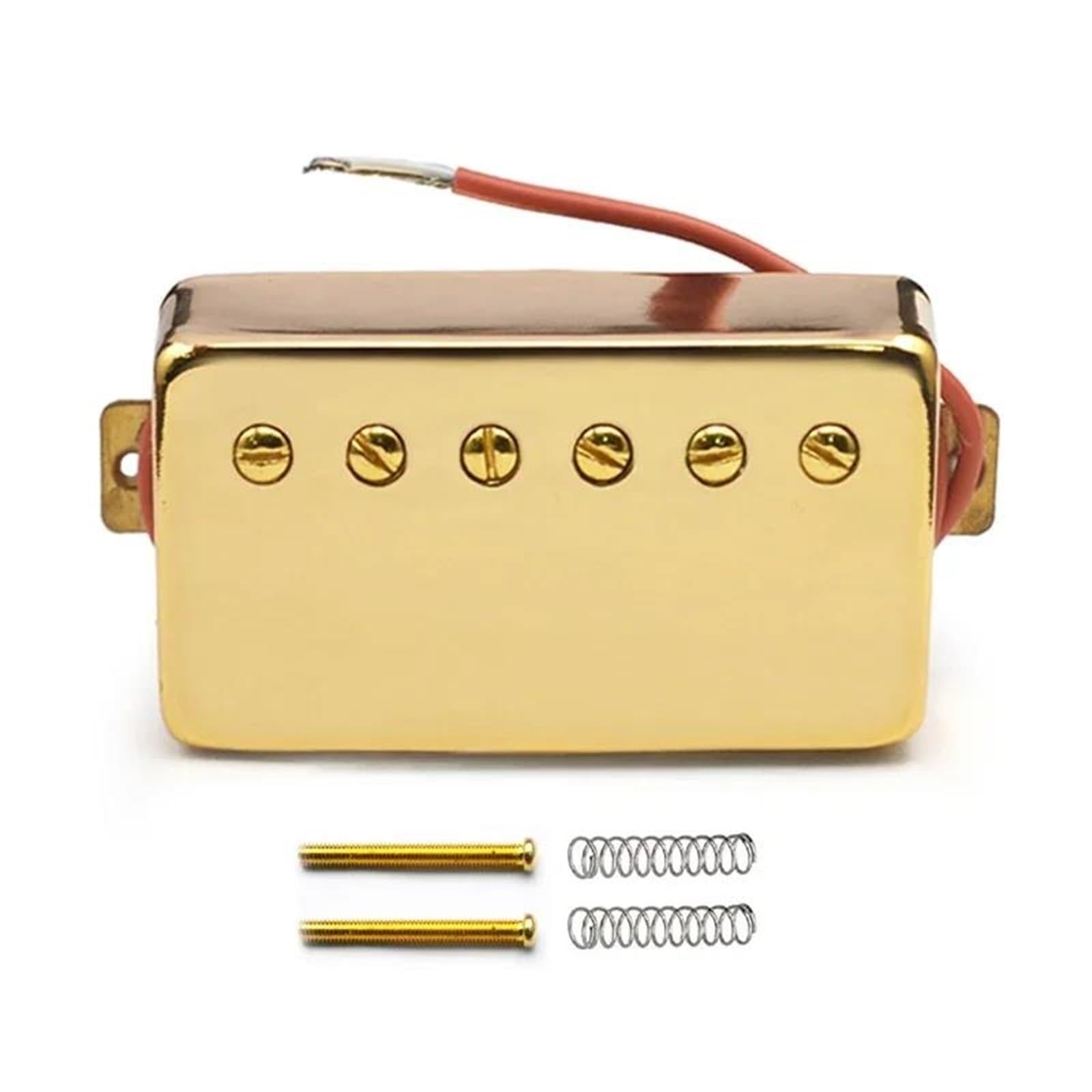 Amantes de la música Pastilla Para Guitarra Eléctr Pastilla Humbucker Para Guitarra Eléctrica Cubierta De Latón Estilo LP Cuello/puente Pastilla Para Guitarra Piezas Profesionales(F)