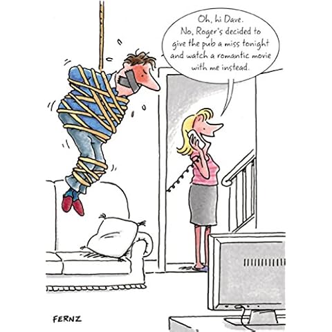 Roger's Staying in Dave Funny Birthday Greeting Card Fernz Humour Cards Cover