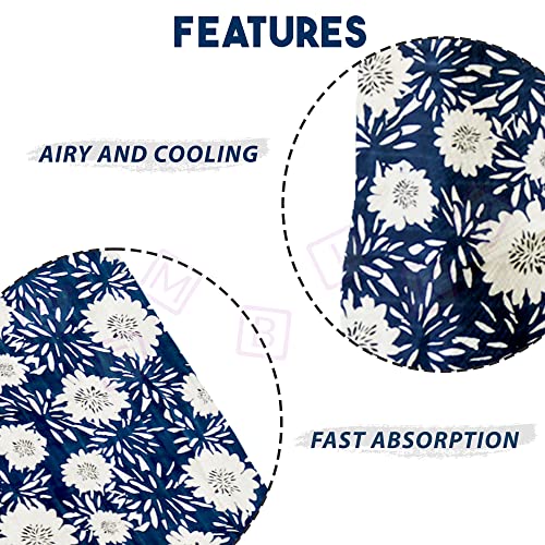 Image of BEMBIKA Bamboo Muslin Swaddle Wrap Baby 120X110 Cm Stroller Blanket Receiving Blanket for Newborn (Orchid)
