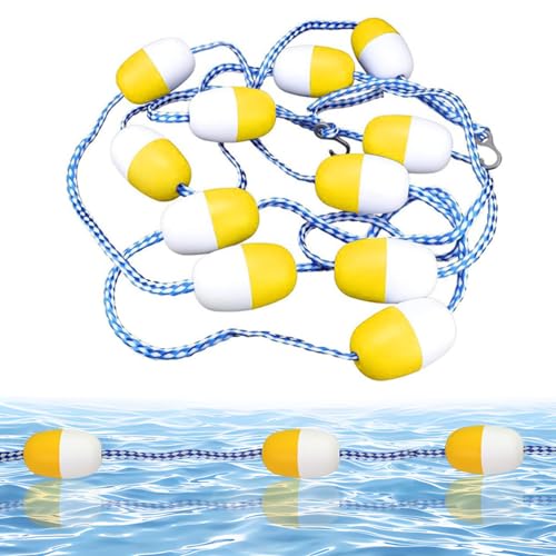 Cuerda de seguridad ajustable para natación con cuerda de nailon y acero inoxidable para entrenamiento de natación y cuerda guía de natación para piscina Lane Divis