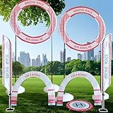 【 DIY Drohnen-Hindernis-Set 】: Geeignet für Drohnen bis 60 cm. Es lässt sich beliebig kombinieren, um verschiedene Spielmodi freizuschalten, Rennstrecken und Schwierigkeitsgrade frei zu gestalten und Einzel- oder Mehrspielerrennen zu starten.