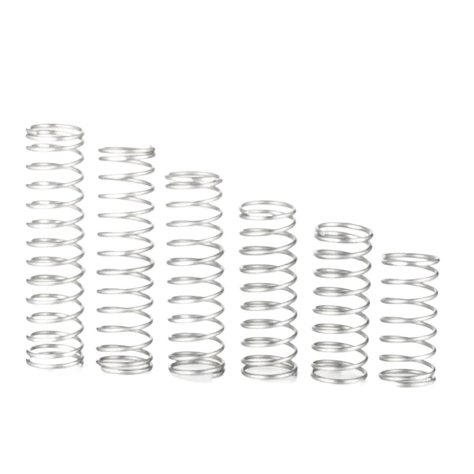 20pcs/lot 0.2mm 0.3mm Stainless Steel Micro Small Compression Spring OD 2mm/3mm/4mm/5mm/6mm Length 5mm To 50mm ( Color : 5mm , Size : 2MM_0.2MM 20PCS )