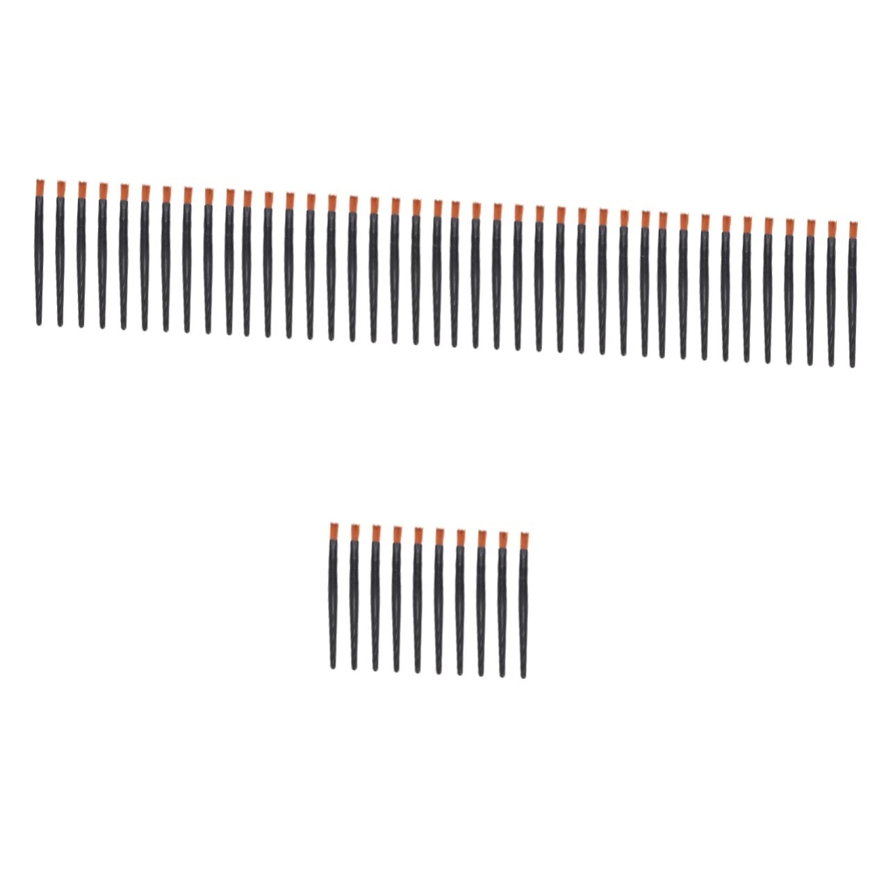 Beavorty 500stücke Mini Lippenstiftapplikatoren Künstlichen Fasern Tragbare Make-up-pinsel Für Präzise Lippen Und Augen-make-up-anwendungen Für Täglichen Und Professionellen Gebrauch