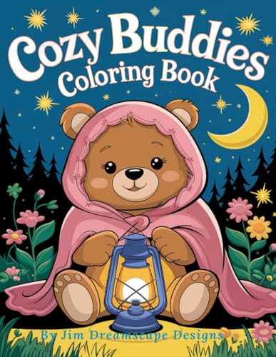 Cozy Buddies Coloring Book: 50 unique cozy buddy designs to spark creativity, relax your mind, and enjoy hours of stress-free coloring fun. image 2