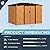 U-MAX Shed 8x6 Woodgrain Outdoor Storage Shed, Metal Outside Storage Garden Sheds & Outdoor Storage Shed with Sliding Doors, 6x8 Tool Shed Outdoor Storage for Backyard Lawn and Outside Use