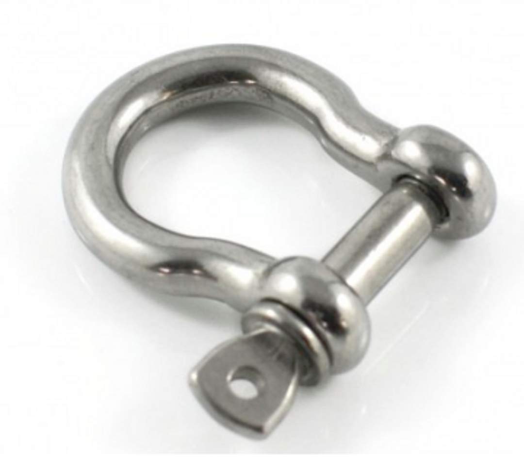 Marine Grade Stainless Steel Bow Shackle 1/2
