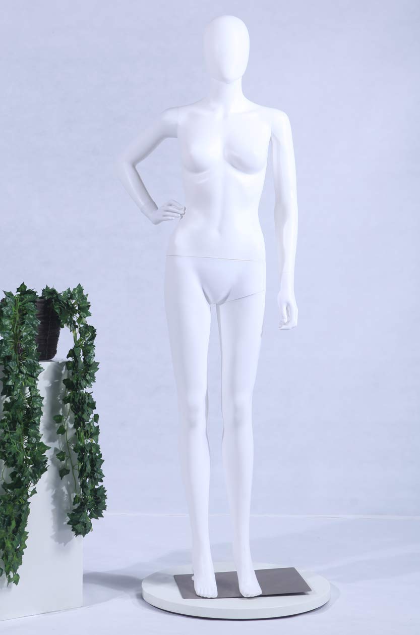 FC-11White manichino femminile bianco mobile bianco opaco (femmina FC-11W)