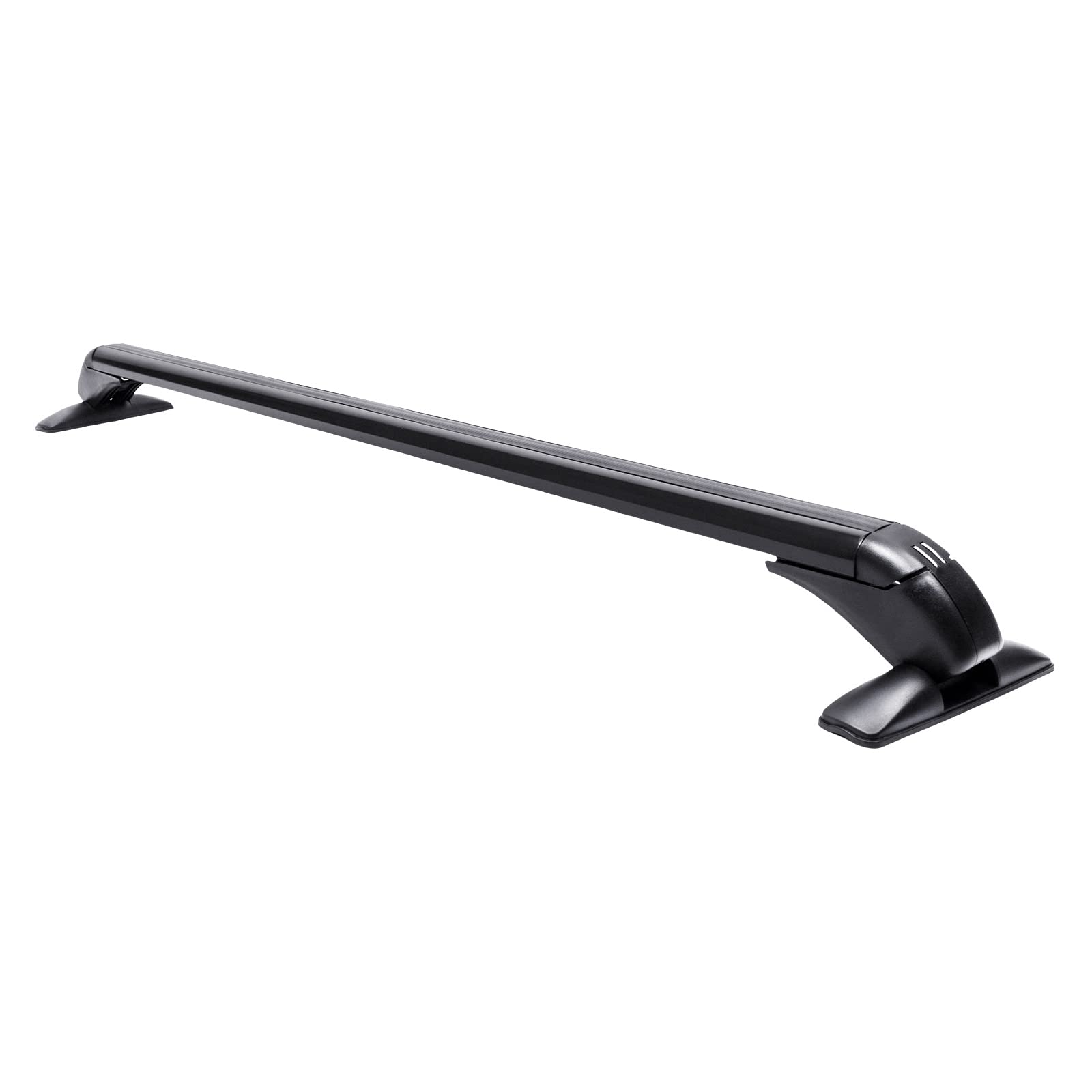 Portabagagli universale per auto a 4/5 porte - Barre trasversali in alluminio con protezione antifurto - Portapacchi per veicoli senza corrimano - Capacità statica 75 kg - Lunghezza 100 cm