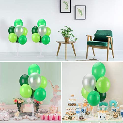 Sinwind 4 stuks ballonstaafhouders, ballonenstandaard-set, ballonaccessoires, tafelhouder, decoratie voor… - Image 5