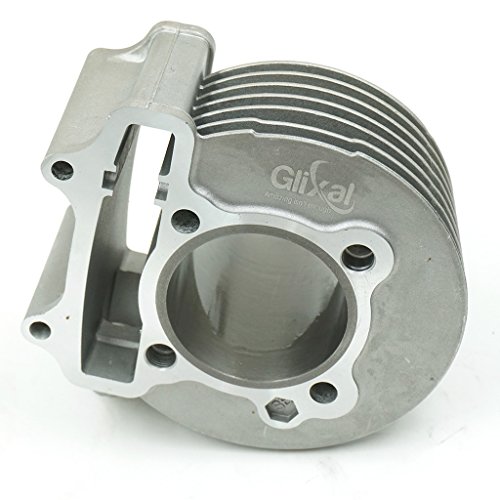 Glixal Gy6 150Cc 57.4Mm Scooter Engine Rebuild Kit Cylinder Kit Cylinder Head Assy For 4-Stroke 157Qmj Moped Go-Kart Atv #TOP4