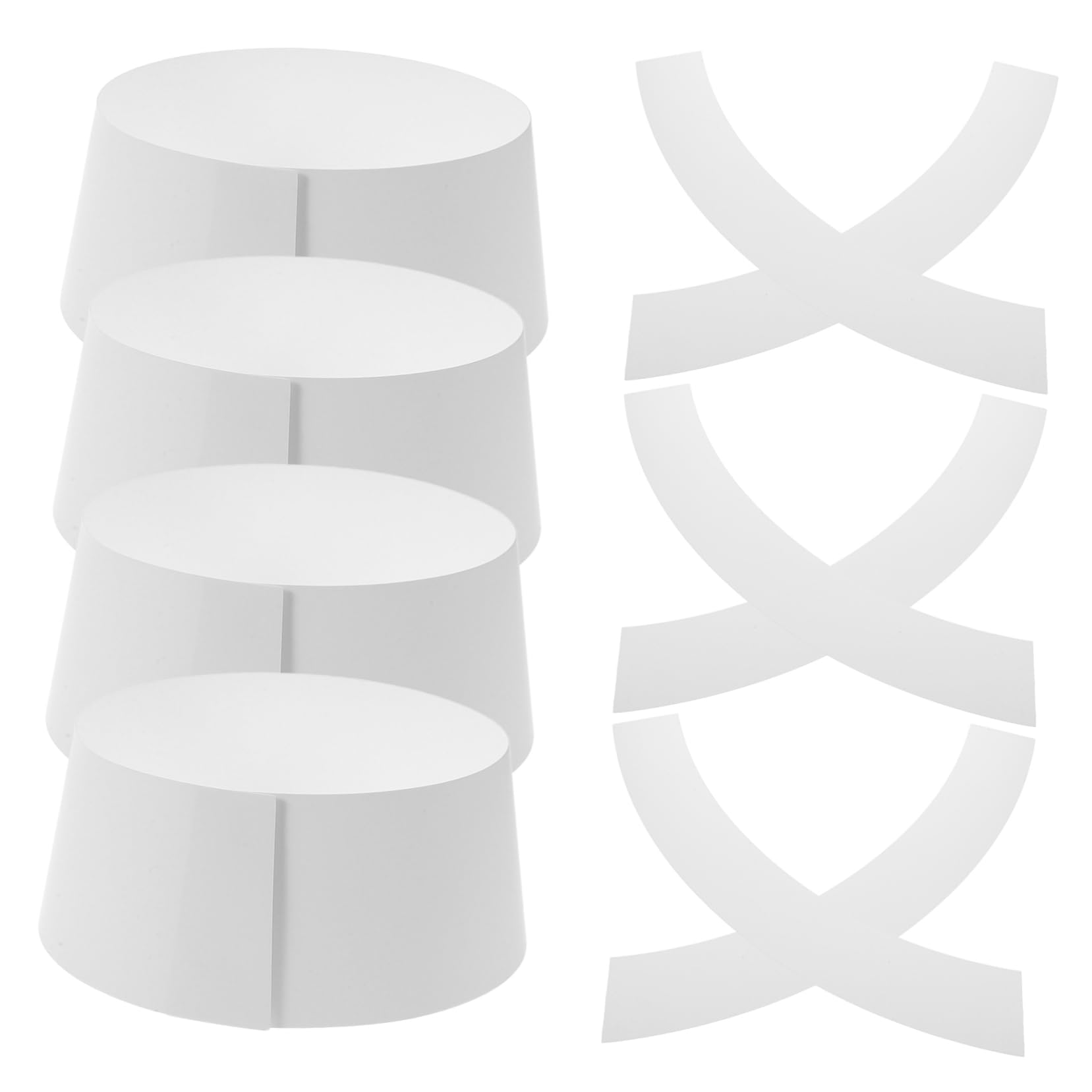 Garneck Paper Cap Holder 20pcs Hat Support Inserts Hat Boxes for Storage for Display