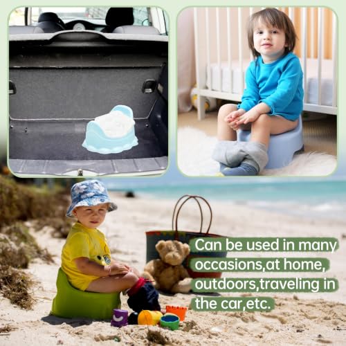 Image of 120 Pack Portable Potty Chair Liners with Drawstring,Training Toilet Seat Potty Bags,Disposable Potty Liners Bags for Kids Toddler Pet Outdoors