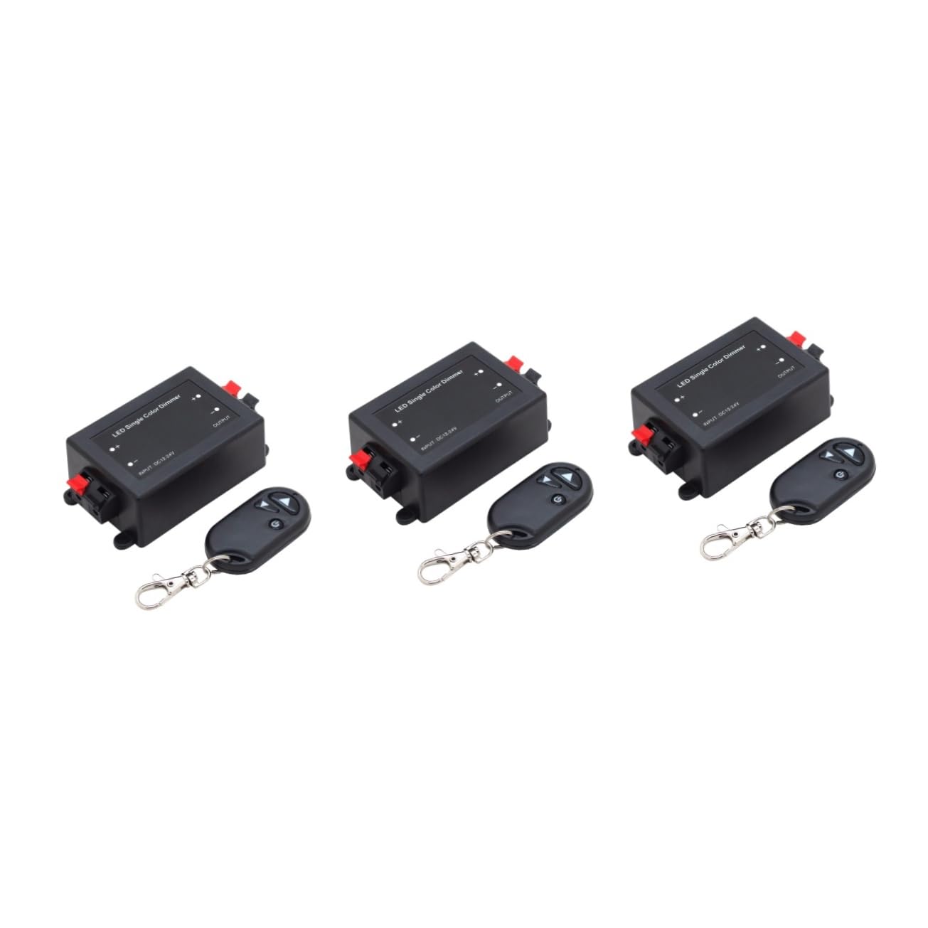 DOITOOL 3 Stücke 12v-24v Dimmer Controller Einzelne Licht Dimmer Fernbedienung Mit 3 Tasten Pwm Digitale Dimmen Für