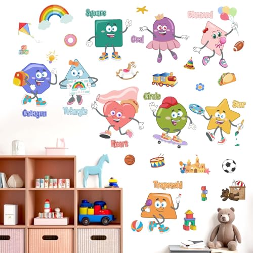 Vinilos Decorativos Educativos Formas para Niños miniatura 3