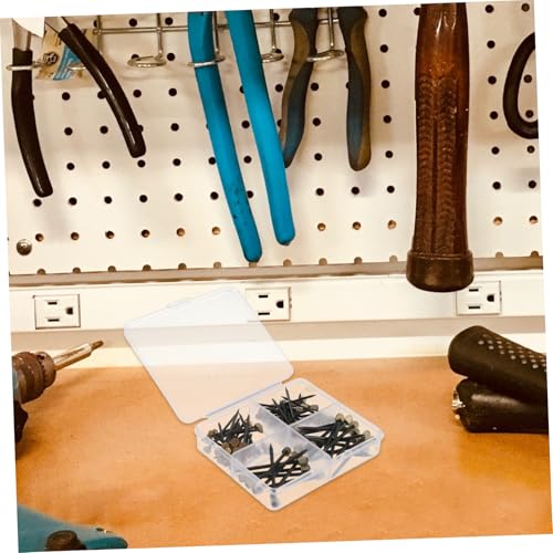 Image of HOMSFOU 1Set Picture Hanging Nails Throughheart Design for Secure Frame Fastening Versatile Decorative Hardware for Various Picture Frames and Photos