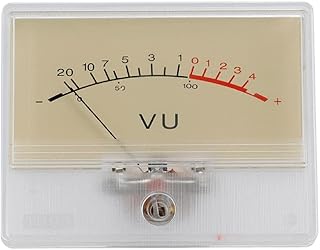 Sensitivity VU Meter Yellow Panel VU Meter Digital Amplifier Sound Level Used For Home Theater Mixer- Volume Meter Volume Meter Power Meter For Home Theater Backlit