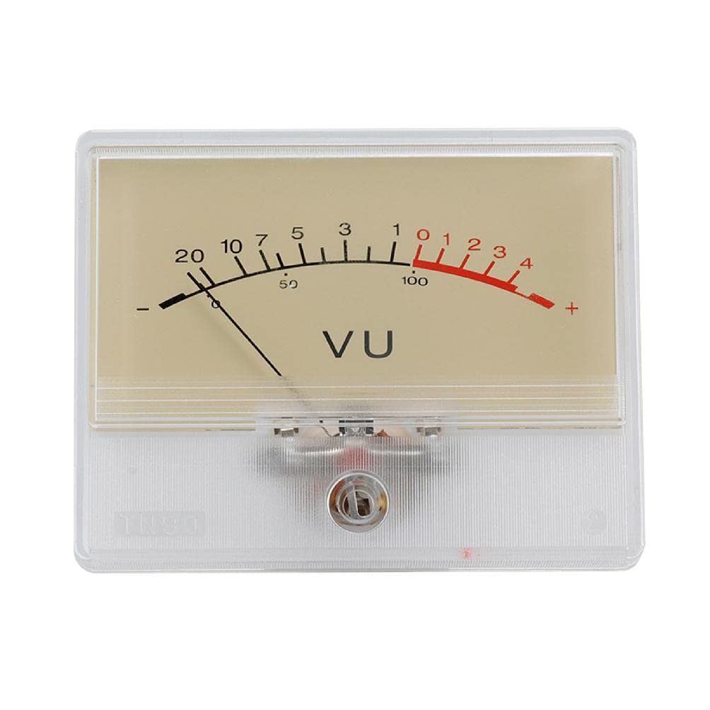 High VU Meter Digital Amplifier Type Analog- DB-Sound Level Easy Reading With Backlit Vu Meter