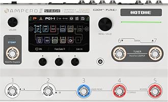 HOTONE Multi-Effect Pedal Processor, Touchscreen, Guitar, Bass, Amplifier, Modeling, IR Cabinets, Simulation, Dual Effect Chains with FX Loop MIDI I/O Stereo OTG, Audio Interface