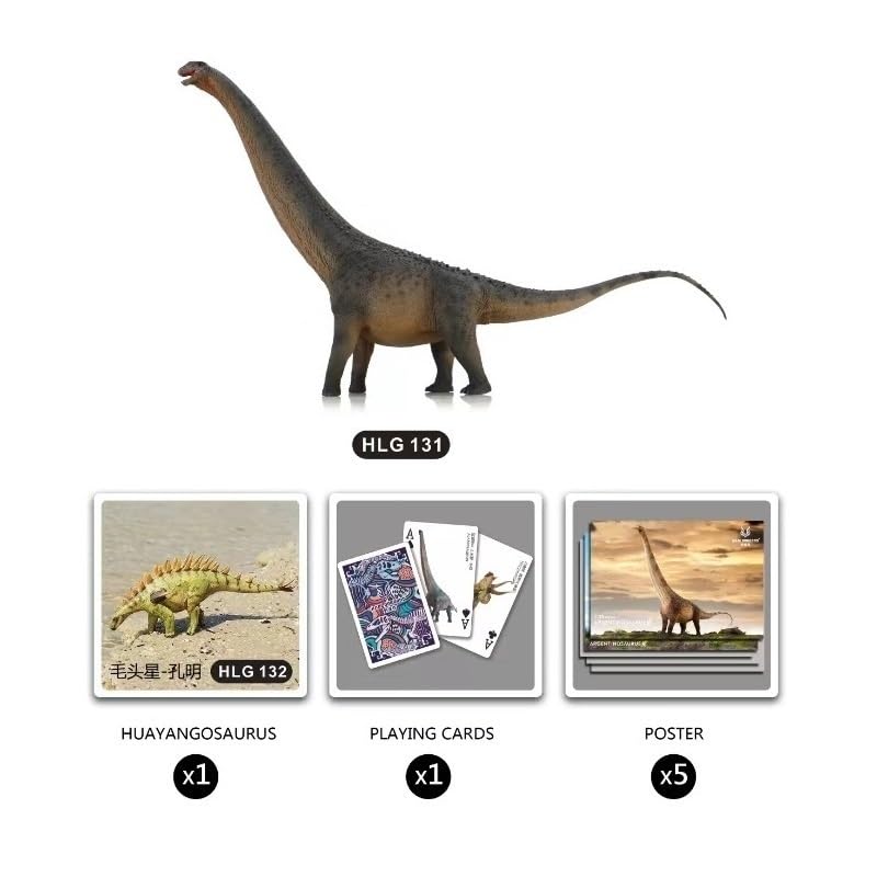 Dinosaure argentin modèle préhistorique 1:35 couleur C AMITD - 3