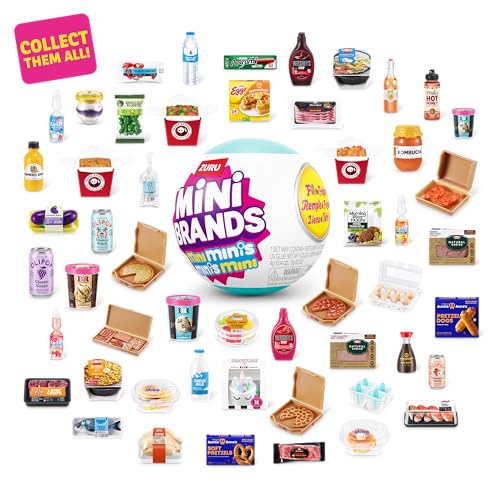 Image of Mini Brands Fill The Fridge Mini Minis Series 1 by ZURU, Collectible Miniature Toy, (2 Capsules)