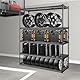 VEVOR Lagerregal 5-stufig verstellbar 907,2 kg Kapazität Garagenregale, Metall-Organizer Drahtregal schwarz 152,4 x 61 x 198,1 cm für Küche, Speisekammer Keller Badezimmer Wäscheschrank