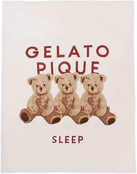 aoi【新品.タグ付き】♡ジェラートピケ ♡ベアジャガードマルチカバー ♡ gelato pique - ♡ジェラートピケ♡ベアジャガードマルチカバー
