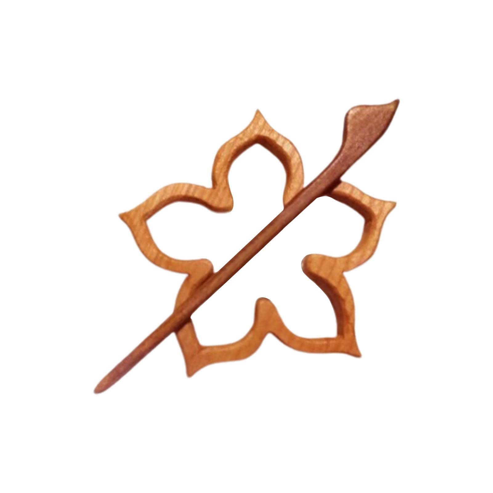 Niktule Wooden Brooch Pin - Brooch Pin With Wooden Animal Pattern, Brooches For Women, Funny Shawl Pin Scarf Buckle Clasp Pins, Craft Badge Cartoon Pin, Valentine's Day Present