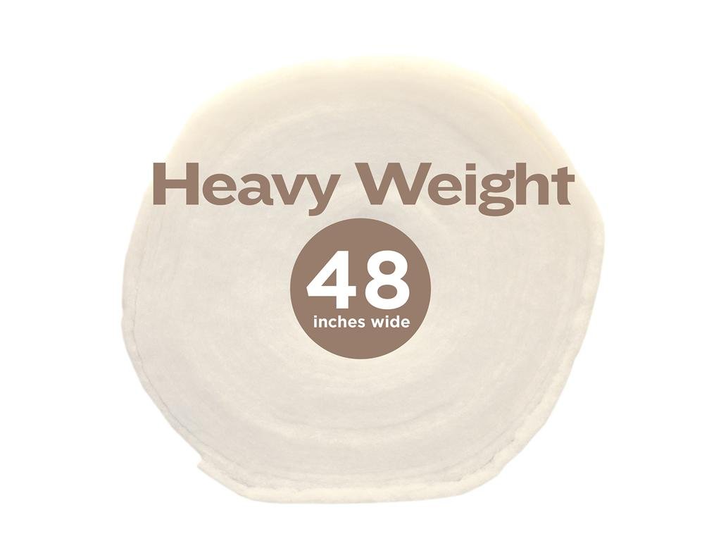 FairfieldPoly-Fil Heavy-Weight Quilt Batting, Premium Polyester Batting for Quilting, Quilting Supplies, 48" by 22 yd Roll