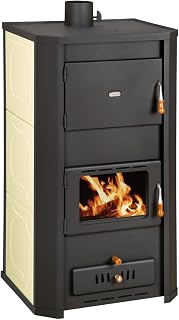 Prity WD W29 Holzkesselofen, 29 kW Wassermantel, extra große Zentralheizung, CE-zertifiziert, breiter Holzbrenner