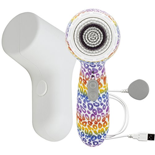 Michael Todd Beauty Soniclear Petite - Antimicrobial Facial Cleansing Brush System - 3-Speed Sonic Powered Exfoliating Face & Body Brush