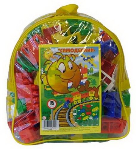 Preisvergleich Produktbild Polesie Set Bausteine ''Baumeister'' - 175 Teile im Rucksack