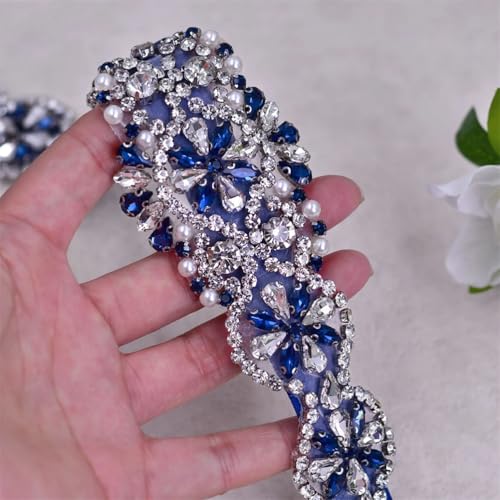 Women Bridal Wedding Rhinestones Belt Dress Party Belts Evening Dress Ribbon Accessories4